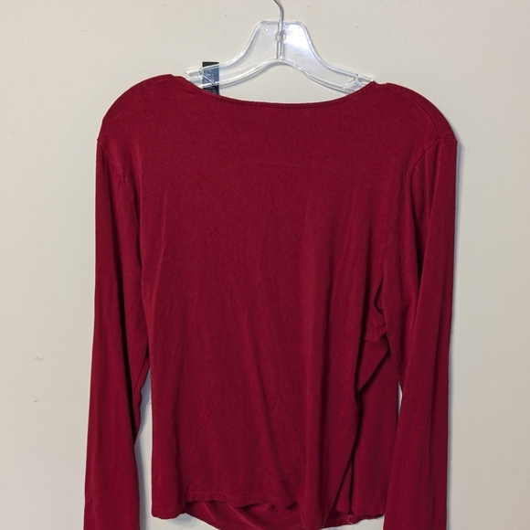 Context Red Blouse Women's Size Large - Picture 4 of 5